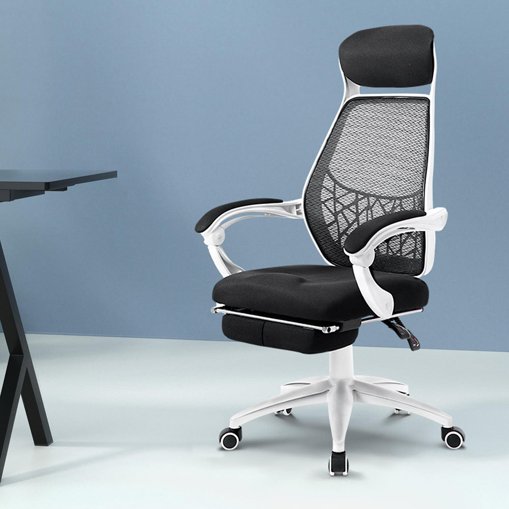 Gaming Office Chair Computer Desk Chair Home Work Study White Online in ...