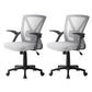Set of 2 Artiss Mesh Office Chair Mid Back Grey