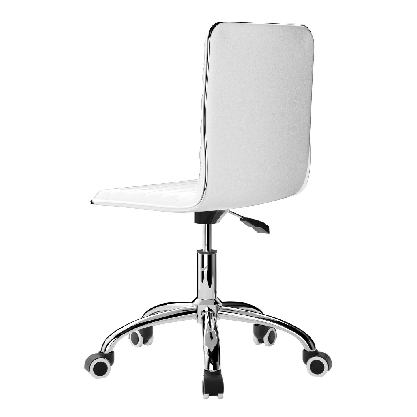Artiss Office Chair Conference Chairs Pu Leather Low Back White