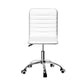 Artiss Office Chair Conference Chairs Pu Leather Low Back White