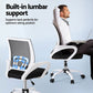 Set of 2 Artiss Office Chair Mesh Computer Gaming Desk Chairs Work Study Mid Back