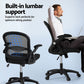 Set of 2 Artiss Mesh Office Chair Computer Gaming Desk Chairs Work Study Mid Back