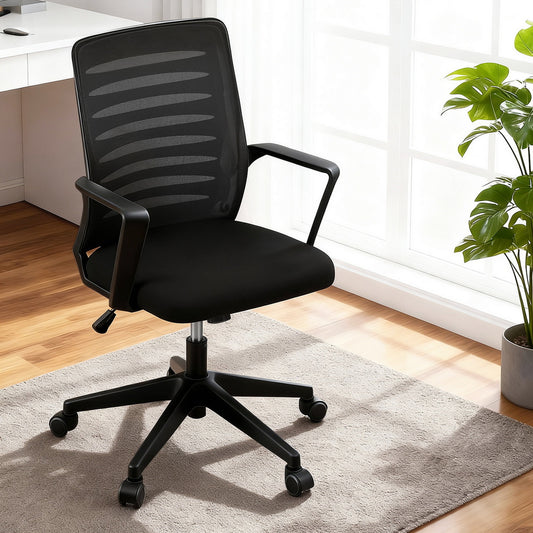 Artiss Ergonomic Office Chair Mesh Computer Chairs with Lumbar Support Black