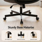 Artiss Criss Cross Chair Ergonomic Cross Legged Office Desk Chair PU Leather Black