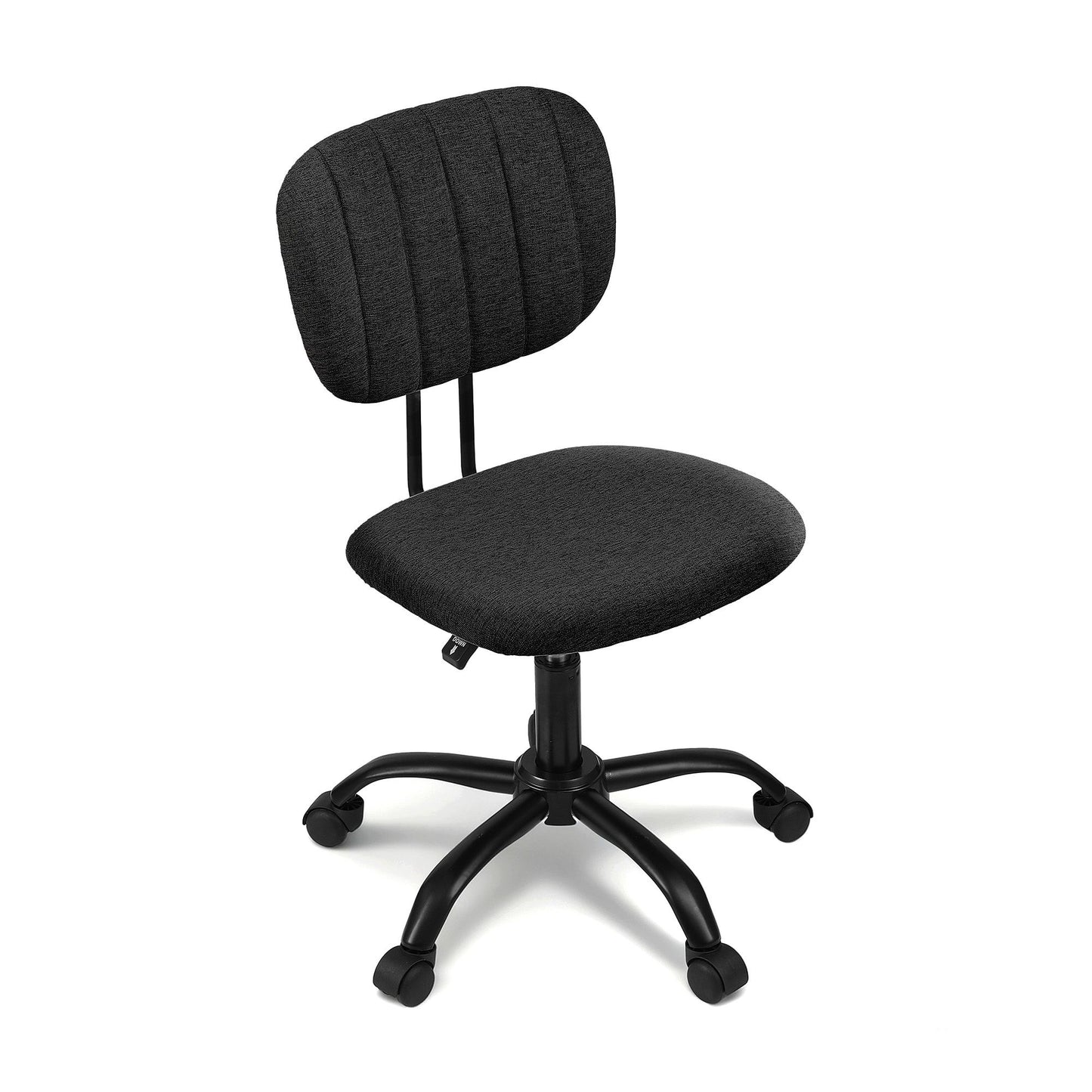 Artiss Armless Office Chair Ergonomic 360° Swivel Black