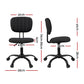 Artiss Armless Office Chair Ergonomic 360° Swivel Black