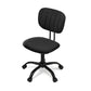 Artiss Armless Office Chair Ergonomic 360° Swivel Black