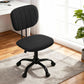 Artiss Armless Office Chair Ergonomic 360° Swivel Black