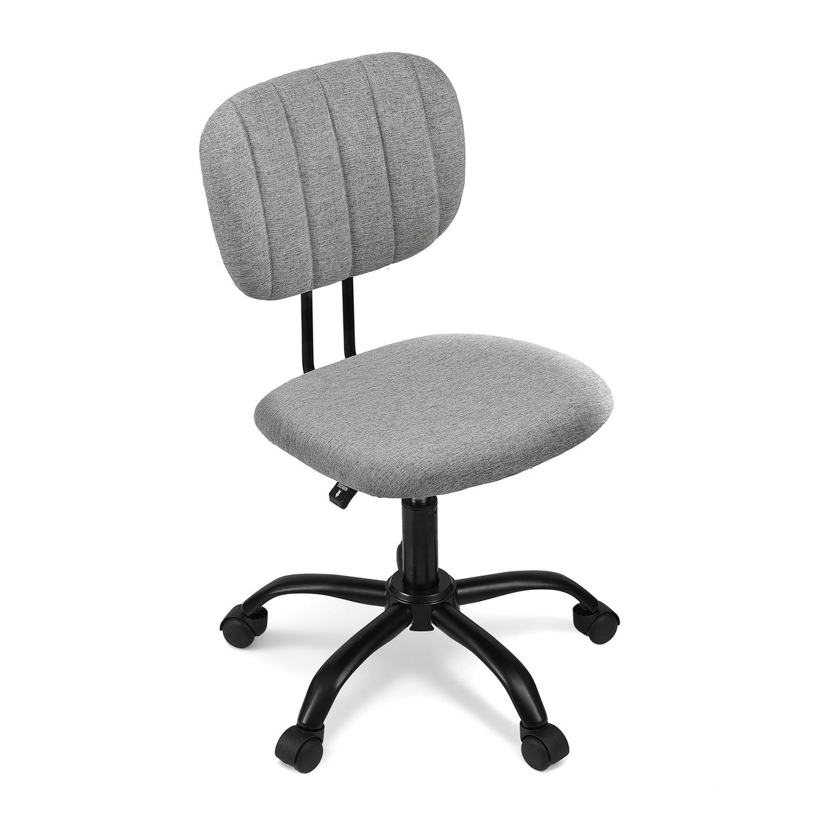 Artiss Armless Office Chair Ergonomic 360° Swivel Grey