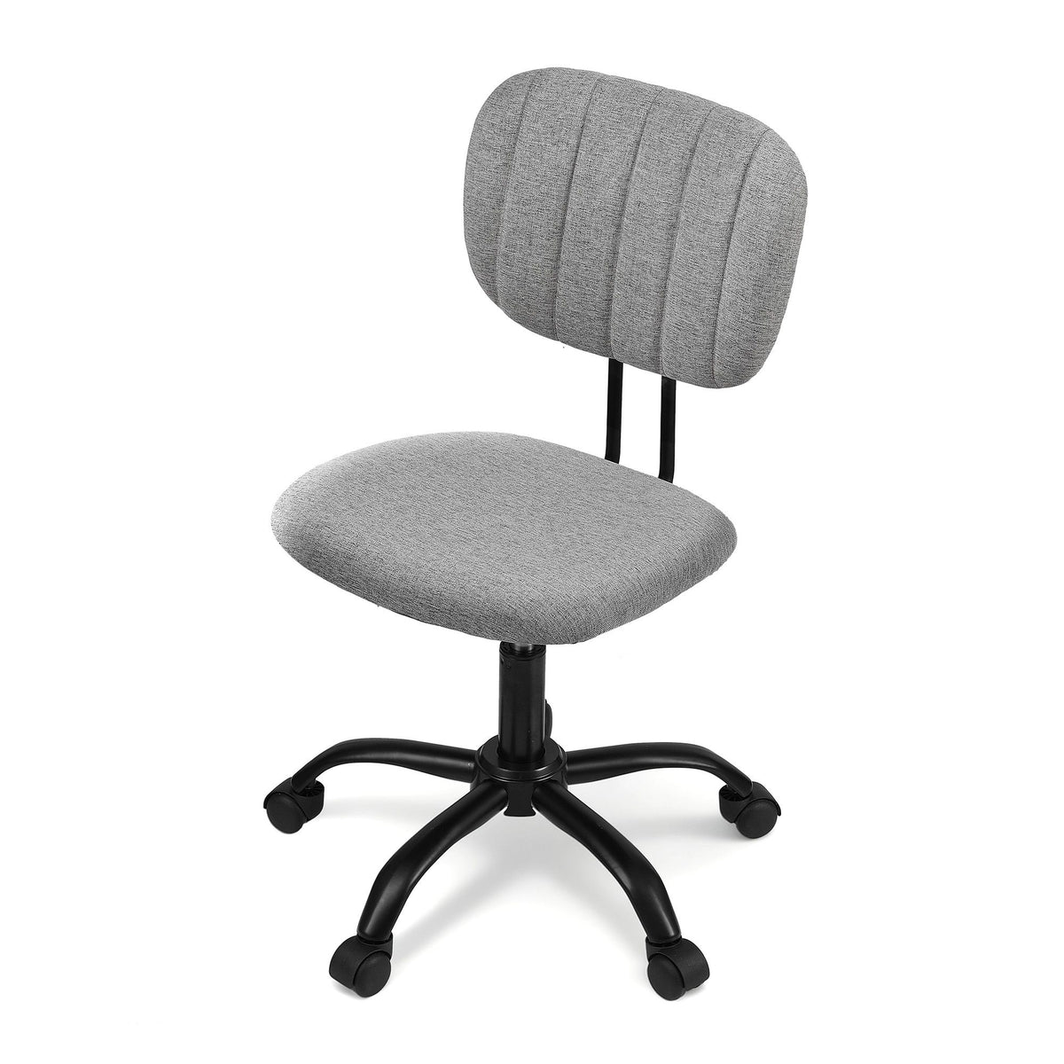Artiss Armless Office Chair Ergonomic 360° Swivel Grey