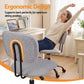 Artiss Armless Office Chair Ergonomic 360° Swivel Grey