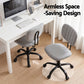 Artiss Armless Office Chair Ergonomic 360° Swivel Grey