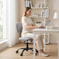 Artiss Armless Office Chair Ergonomic 360° Swivel Grey