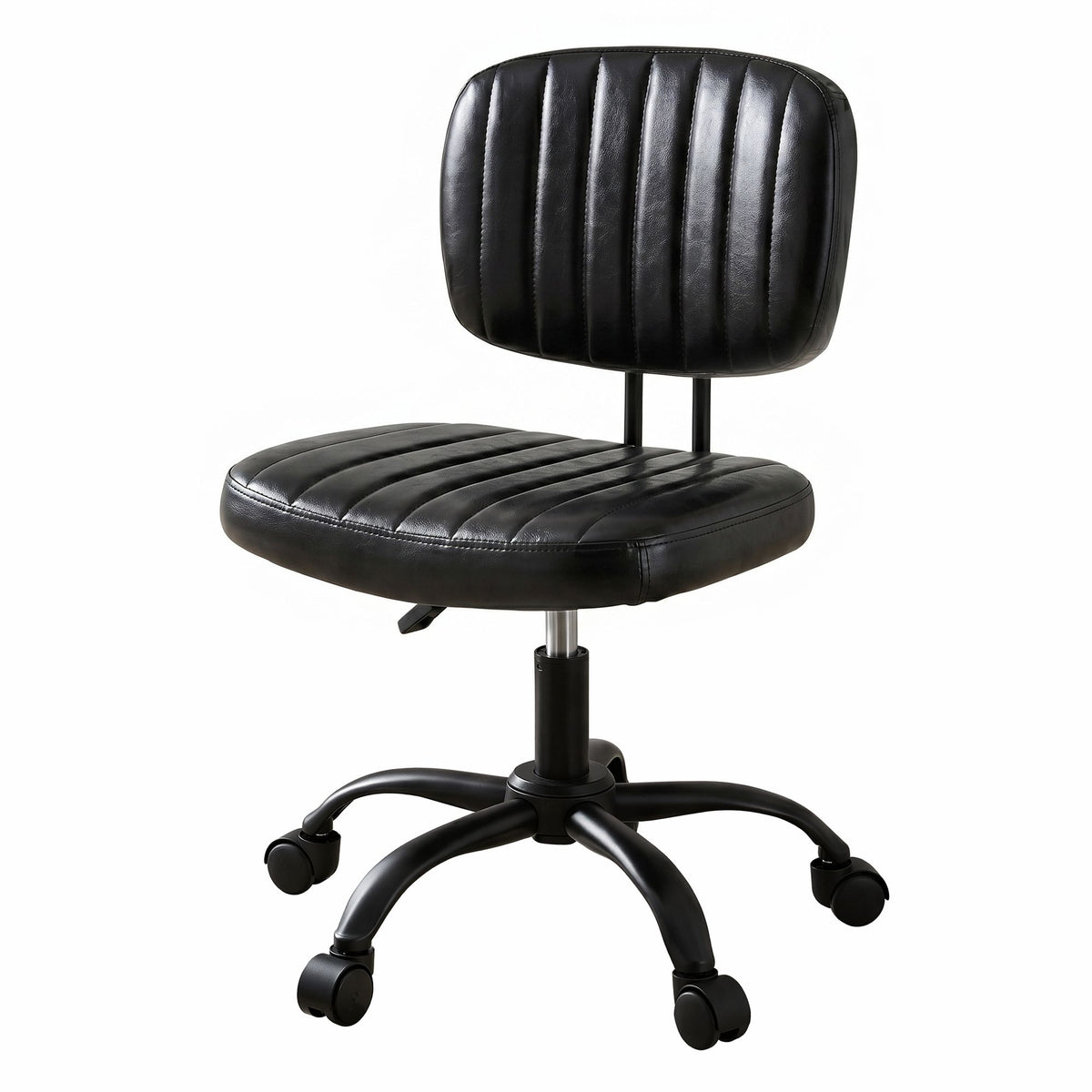Artiss Armless Office Chair Black