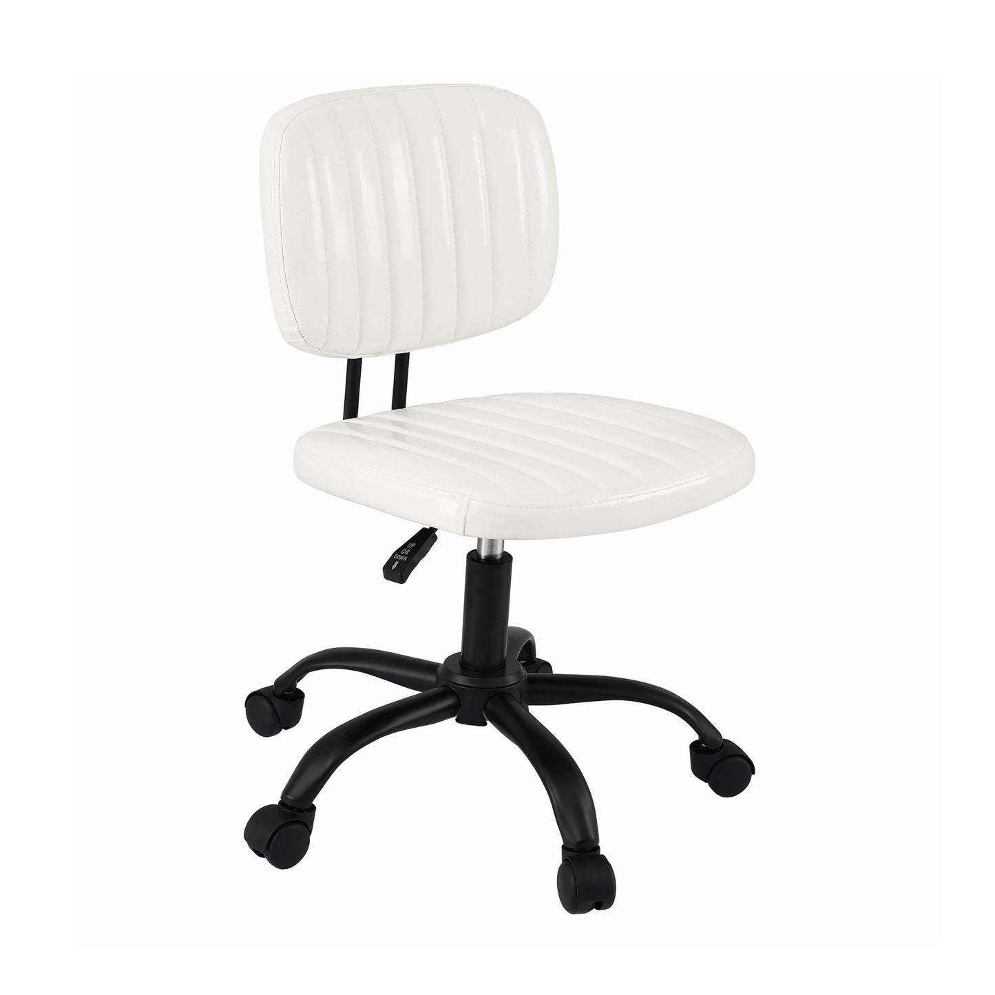 Artiss Armless Office Chair White