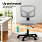 Artiss Armless Office Chair Ergonomic 360° Swivel Fabric Back and Seat Grey