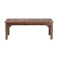 Garden Benches Garden Seating Backless Timber Seat 120cm Brown