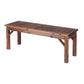 Garden Benches Garden Seating Backless Timber Seat 120cm Brown