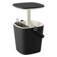 2-in-1 Outdoor Bar Table Portable Wine Cooler 15L Ice Bucket Tong Black