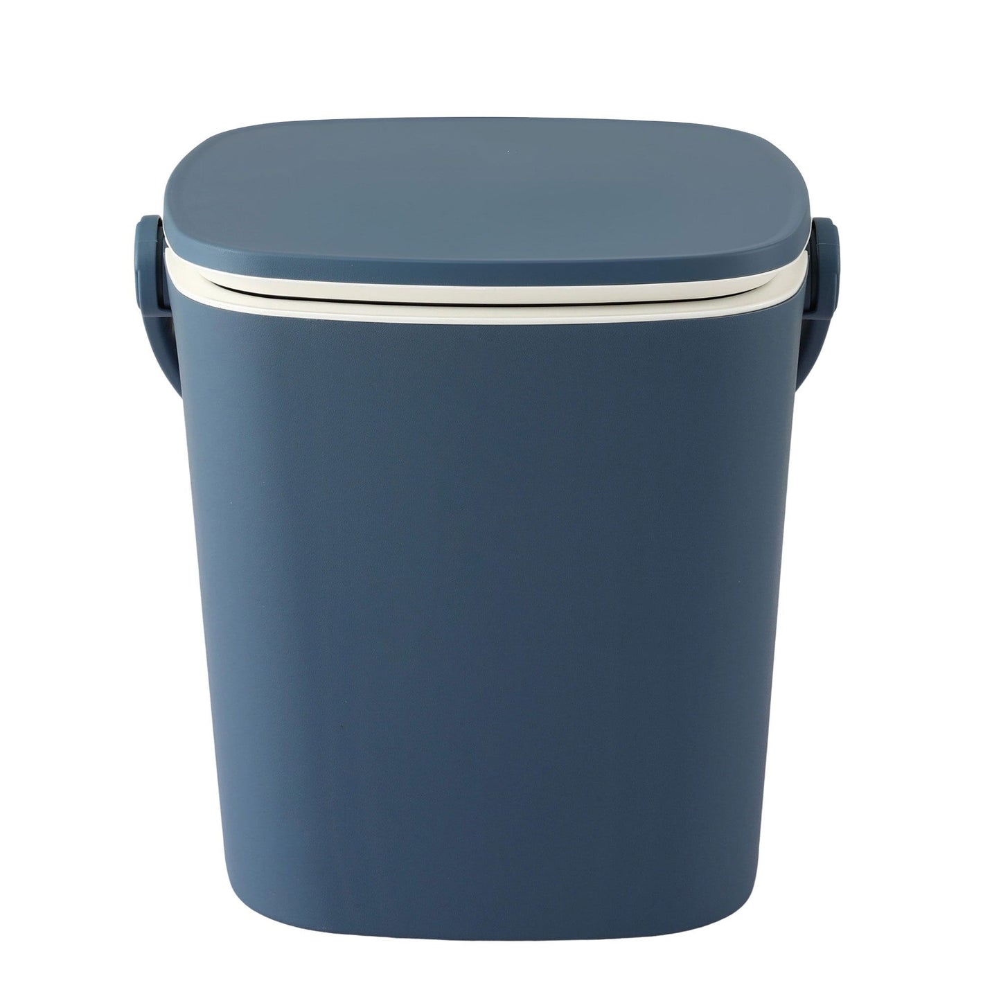 2-in-1 Outdoor Bar Table Portable Ice Bucket Cooler 15L Tong Blue