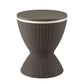 Outdoor Bar Table Portable Ice Bucket Cooler 30L Adjustable Top Brown
