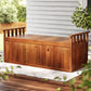Outdoor Storage Box Wooden Garden Bench 128.5cm Chest Tool Toy Sheds Extra Large