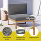 Greer 4-Seater Outdoor Sofa Set Table Chair Set Garden Patio Furniture 4-Piece - Black