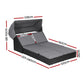 Mairead Outdoor Day Bed Sun Lounge Setting Wicker Lounger Patio Furniture - Grey