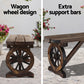 Vaelin Outdoor Garden Bench Seat Wooden Patio Furniture Wagon Wood