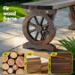 Vaelin Outdoor Garden Bench Seat Wooden Patio Furniture Wagon Wood