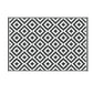 Oleg 120x180cm 120x180cm Outdoor Rugs Large Carpet Reversible Area Mat PP Dual-Sided Patio Rug Cross