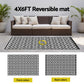 Oleg 120x180cm 120x180cm Outdoor Rugs Large Carpet Reversible Area Mat PP Dual-Sided Patio Rug Cross