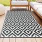 Oleg 120x180cm 120x180cm Outdoor Rugs Large Carpet Reversible Area Mat PP Dual-Sided Patio Rug Cross
