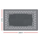 Ctibor 152x244cm 152x244cm Outdoor Rugs Large Carpet Reversible Area Mat PP Dual-Sided Patio Rug Greek Key