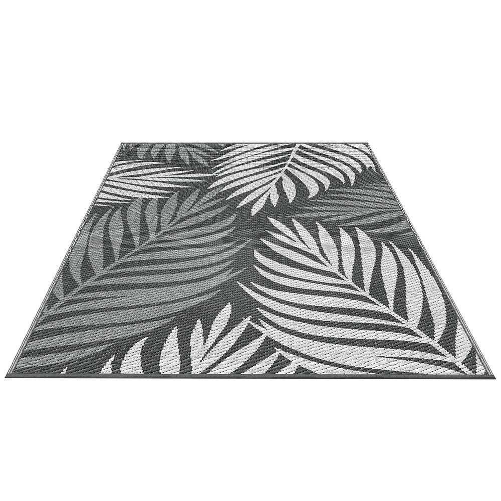 Dobromil 152x244cm 152x244cm Outdoor Rugs Large Carpet Reversible Area Mat PP Dual-Sided Patio Rug Leaf