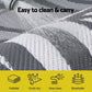 Dobromil 152x244cm 152x244cm Outdoor Rugs Large Carpet Reversible Area Mat PP Dual-Sided Patio Rug Leaf