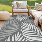Dobromil 152x244cm 152x244cm Outdoor Rugs Large Carpet Reversible Area Mat PP Dual-Sided Patio Rug Leaf