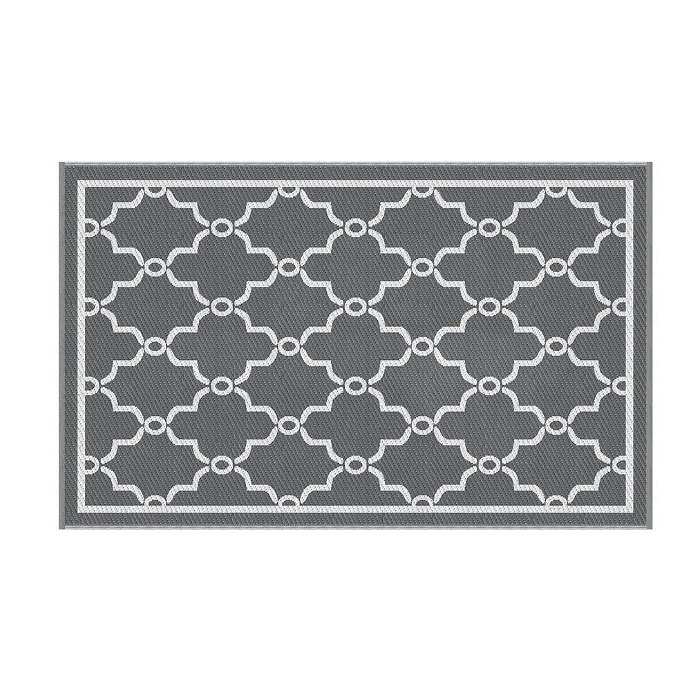 Drahoslav 152x244cm 152x244cm Outdoor Rugs Large Carpet Reversible Area Mat PP Dual-Sided Patio Rug Maroc