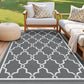 Drahoslav 152x244cm 152x244cm Outdoor Rugs Large Carpet Reversible Area Mat PP Dual-Sided Patio Rug Maroc