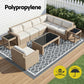 Radovan 274x366cm 274x366cm Outdoor Rugs Large Carpet Reversible Area Mat PP Dual-Sided Patio Rug
