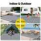 Radovan 274x366cm 274x366cm Outdoor Rugs Large Carpet Reversible Area Mat PP Dual-Sided Patio Rug