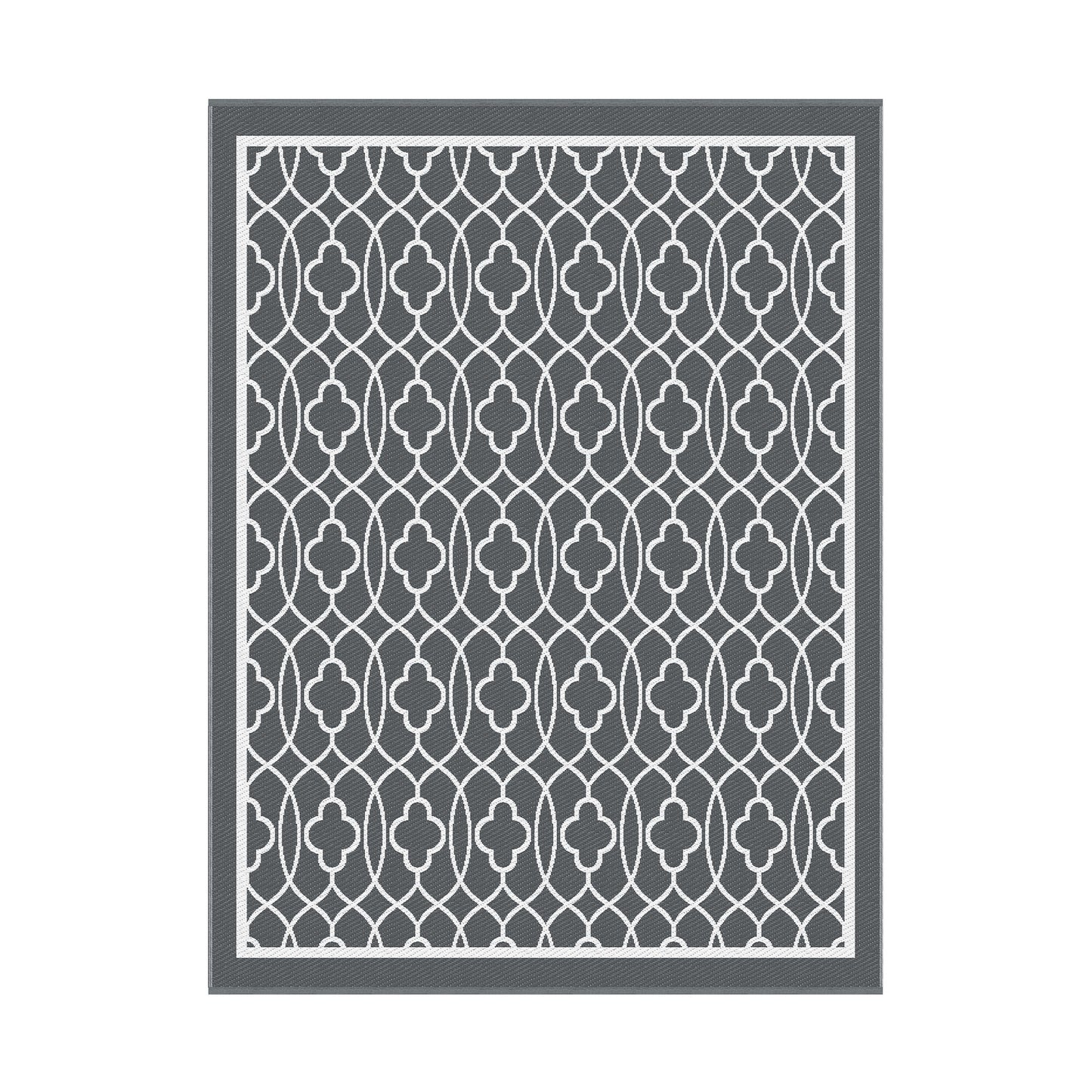 Radovan 274x366cm 274x366cm Outdoor Rugs Large Carpet Reversible Area Mat PP Dual-Sided Patio Rug