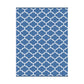 Kojan 274x366cm 274x366cm Outdoor Rugs Large Carpet Reversible Area Mat PP Dual-Sided Patio Rug Blue Blue