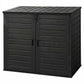 Outdoor Storage Box 1170L Container Lockable Cabinet Tool Organizer Shed Black