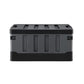 Collapsible Outdoor Storage Box 60L Stackable Folding Camping Organizer Black