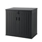 Outdoor Storage Box 775L Container Lockable Cabinet Tool Organizer Shed Black