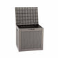 Outdoor Storage Box 118L Container Lockable Garden Toy Tool Rattan-Texture Brown