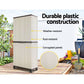 Outdoor Storage Cabinet Lockable Cupboard Garage 173cm