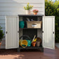 Outdoor Storage Cabinet Lockable Cupboard Garage 92cm