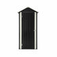 Outdoor Storage Cabinet Garden Shed Steel Tool Lockable Cupboard Adjustable Shelves